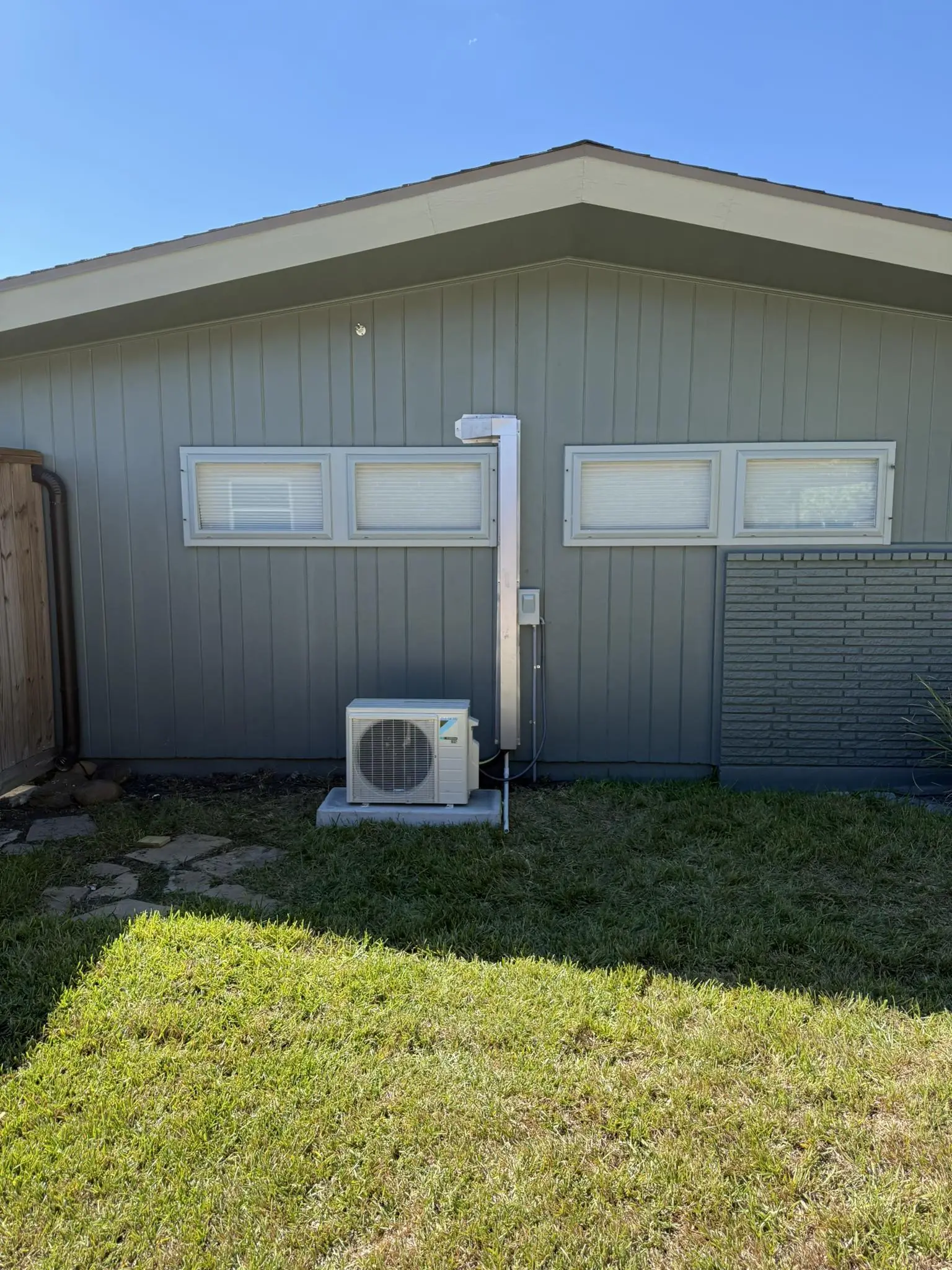 Completed Daikin ductless mini-split installation in Corpus Christi, TX